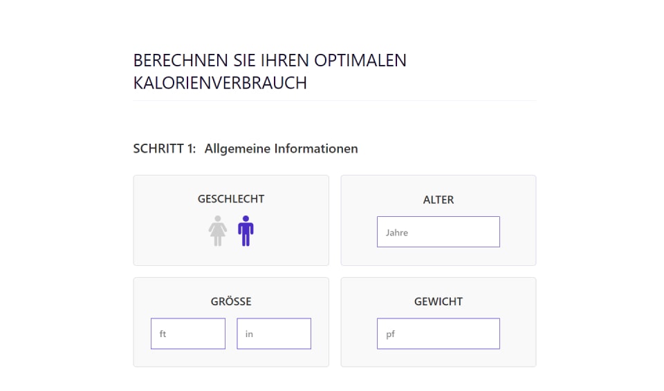 multilingual - calorie calculator cloud